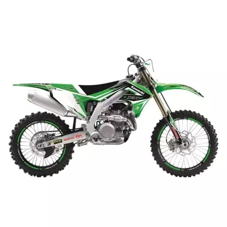 Kit Déco Complet Blackbird Dream Graphic 4 Kawasaki KX85 1053981 - Carénage et protection BLACKBIRD