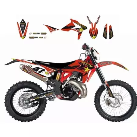 Kit Déco Blackbird Rockstar Energy Beta RR 2T/4T - Carénage et protection BLACKBIRD