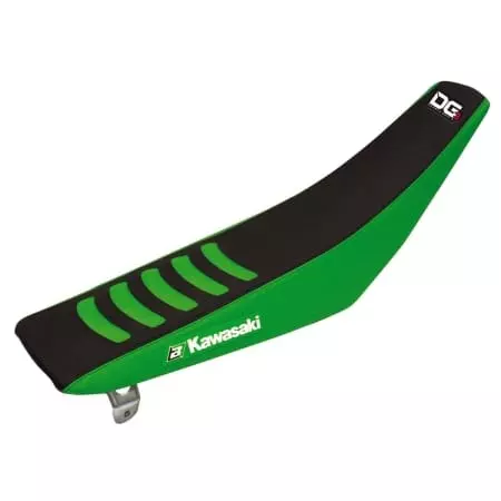 Housse De Selle Blackbird Double Grip 3 Kawasaki KX85 Noir Vert 1054358 - Carénage et protection BLACKBIRD