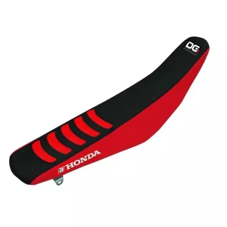 Housse De Selle Blackbird Double Grip 3 Honda CRF450R/RX Noir Rouge - Carénage et protection BLACKBIRD