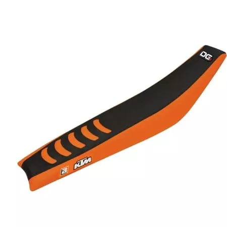 Housse De Selle Blackbird Double Grip 3 KTM SX85 Noir Orange - Carénage et protection BLACKBIRD