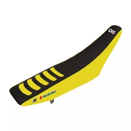 Housse De Selle Blackbird Double Grip 3 Suzuki RM-Z450 Jaune Noir 1054291 - Carénage et protection BLACKBIRD
