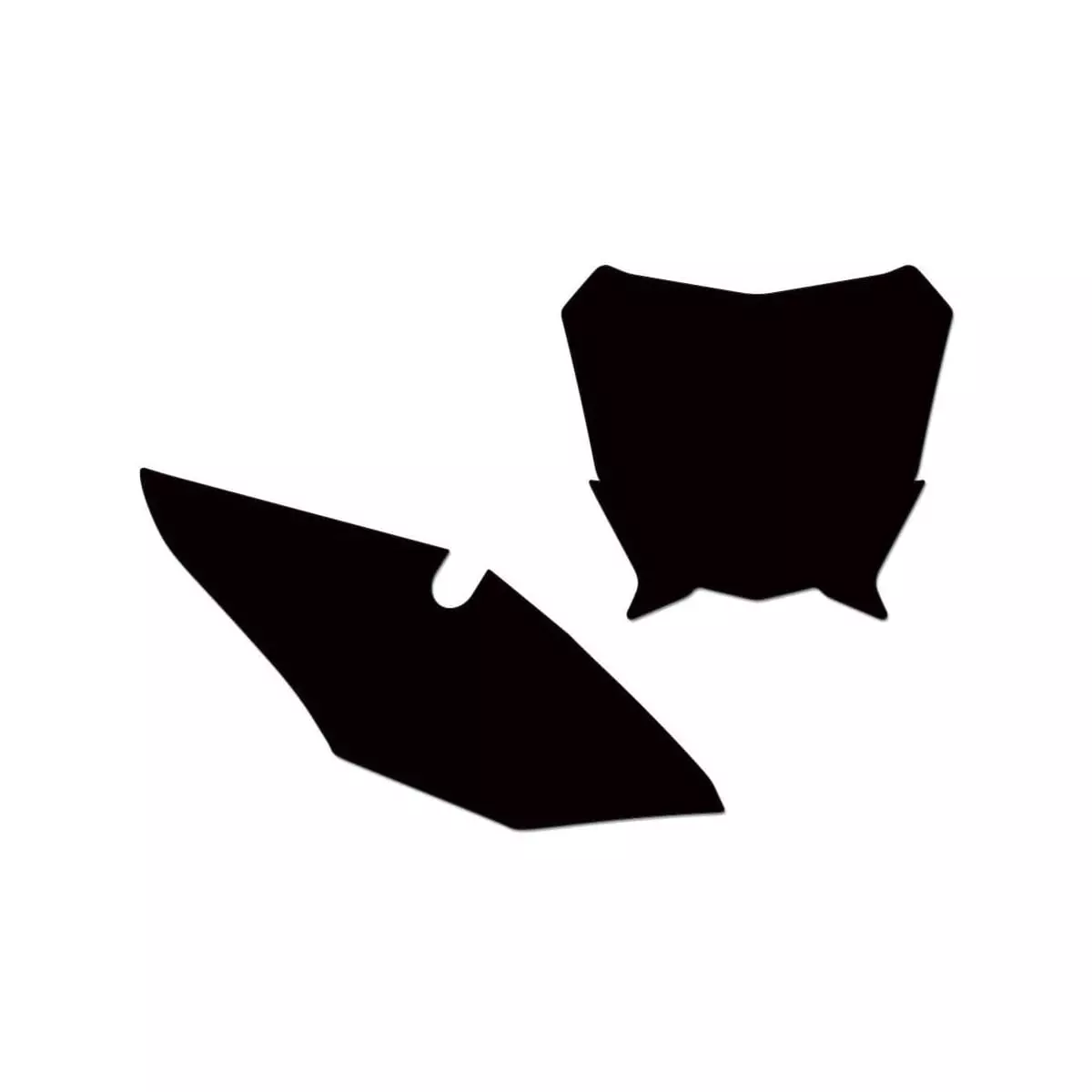 Fonds De Plaque Blackbird Honda CRF450R Noir