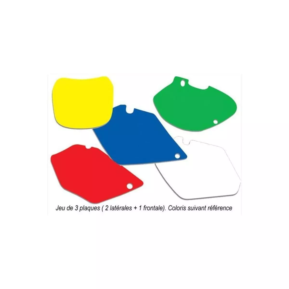 Fonds De Plaque Blackbird Yamaha YZ125/250 Noir