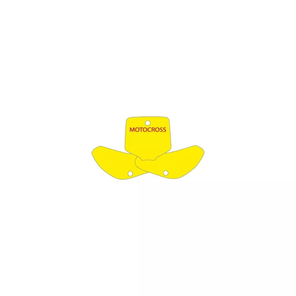 Fonds De Plaque Blackbird KTM EXC Noir 1082089002