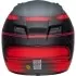 Casque Bell Qualifier DLX Raiser Noir Rouge Mat