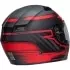 Casque Bell Qualifier DLX Raiser Noir Rouge Mat