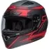Casque Bell Qualifier DLX Raiser Noir Rouge Mat