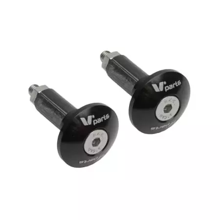 Embouts De Guidon V Parts Diamètre 12-18mm Noir