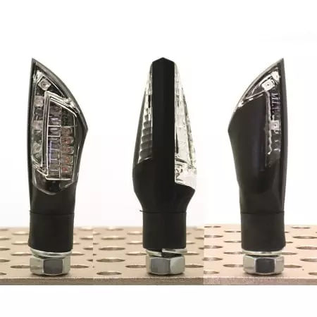 Clignotants V Parts Spike LED Universel Noir - Électricité V PARTS
