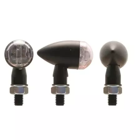 Clignotants V Parts Shell Xs LED Universel Noir - Électricité V PARTS