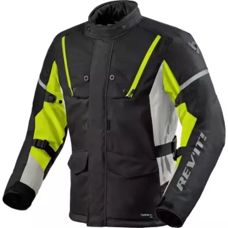 Veste REV'IT Horizon 3 H2O Noir Jaune Néon