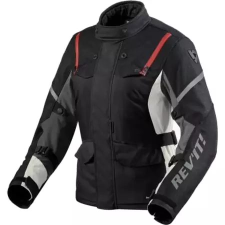 Veste REV'IT Horizon 3 H2O Noir Rouge