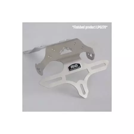Support De Plaque R&G Racing KTM Argent