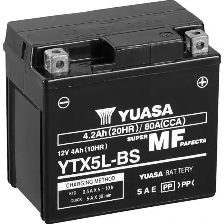 Batterie Yuasa YTX5L 12V 4.2Ah - Prête À L'emploi