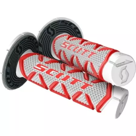 Poignées Scott Donuts Diamond Rouge Blanc