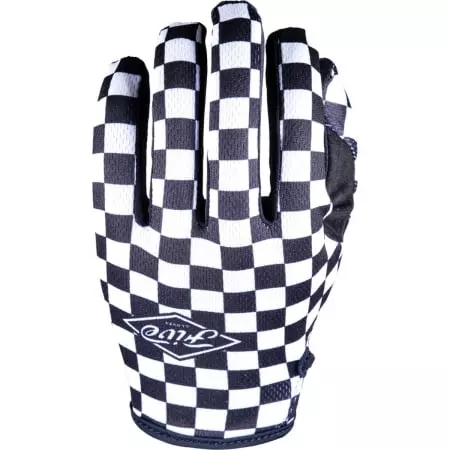 Gants Cross Five MXF4 Flat Track Noir Blanc
