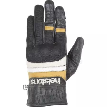 Gants Helstons Bull Air Noir Beige Blanc Jaune