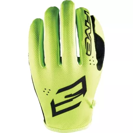 Gants Cross Enfant Five MXF4 Mono Jaune Fluo