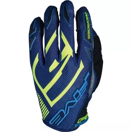 Gants Five MXF Pro Riders Vert Jaune Fluo