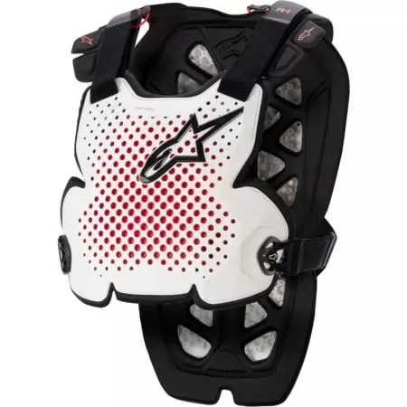Pare-Pierre Alpinestars A-1 PRO MX Blanc Rouge