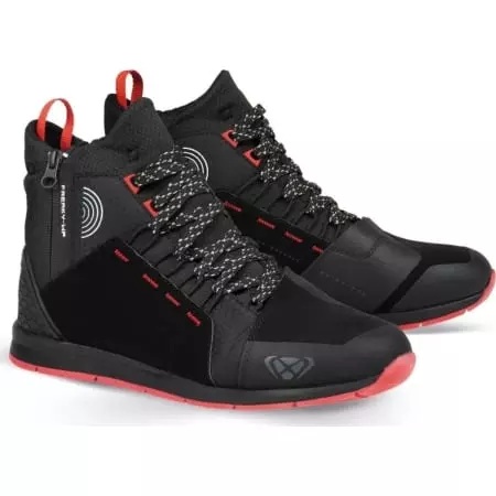 Baskets Ixon Freaky Waterproof Noir Rouge Blanc - Bottes et Chaussures Femme IXON