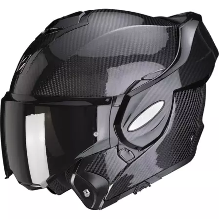 Casque Scorpion Exo-Tech Evo Carbon Solid Noir
