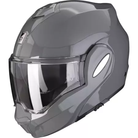 Casque Scorpion Exo-Tech Evo Solid Gris Ciment