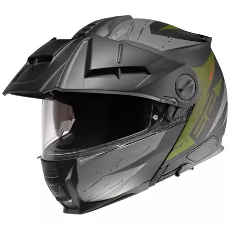 SCHUBERTH Casque Schuberth E2 Explorer Vert — noir et vert mat