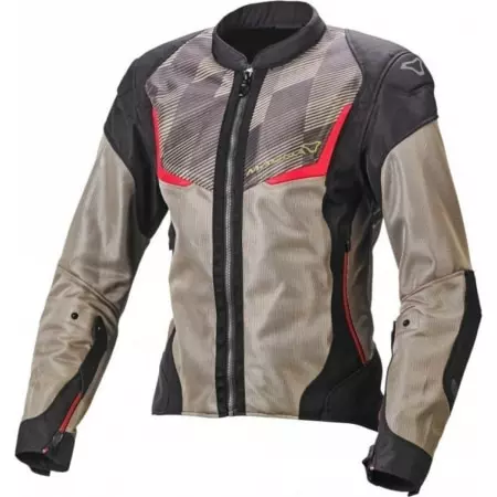 Blouson Femme Macna Orcano Beige Rouge