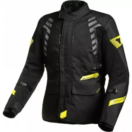 Veste Femme Macna Ultimax Noir Jaune - Blousons et Vestes Moto Femme MACNA