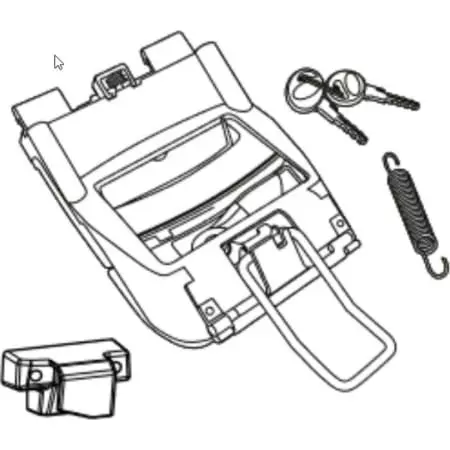 Serrure Shad SH44 Noir