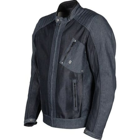 Blouson Helstons Colt Air Denim Bleu
