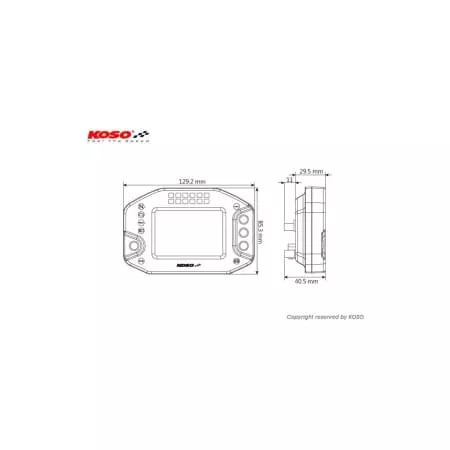 Compteur Multifonctions Koso Rs2