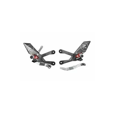 Commandes Reculées Réglables/Repliables Lightech Racing Sélection Standard Et Inversée 1091390