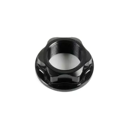 Écrou De Colonne De Direction/Axe De Roue Arrière Lightech M24X1.5 Alu Noir