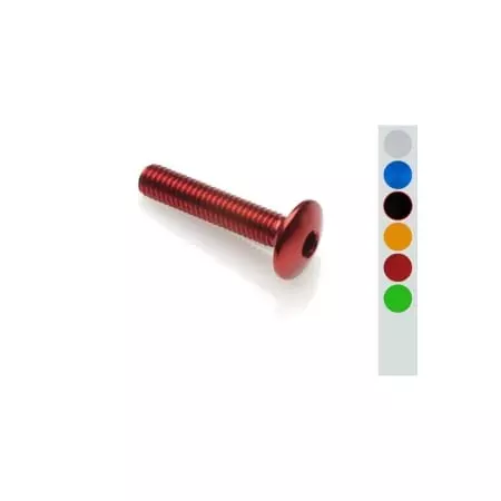 Vis Tête Bombée Lightech M6 X 10 Ergal Noir