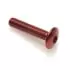 Vis Tête Bombée Lightech M5 X 20 Ergal Rouge