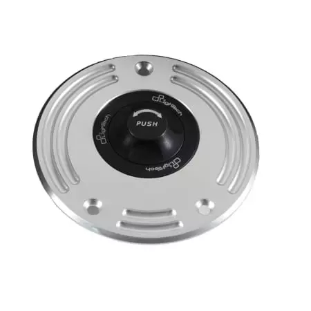 Bouchon De Réservoir Lightech Quart De Tour Noir Argent 1083285005