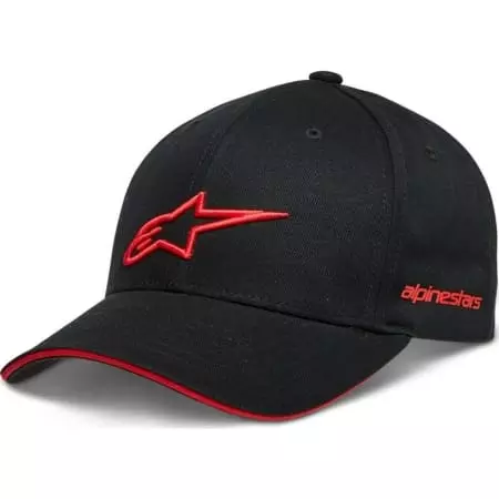 Casquette Alpinestars Rostrum Noir Rouge