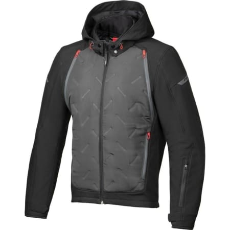 Blouson Ixon Fary Noir Anthracite Rouge