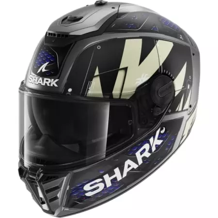 Casque Shark Spartan RS Stingrey Bleu Anthracite Mat