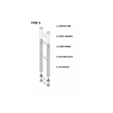 Kit Reconditionnement De Fourche YSS Suzuki An650 Burgman