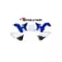 Kit Plastiques De Rechange Racetech Revolution Bleu Blanc Yamaha YZ125 250