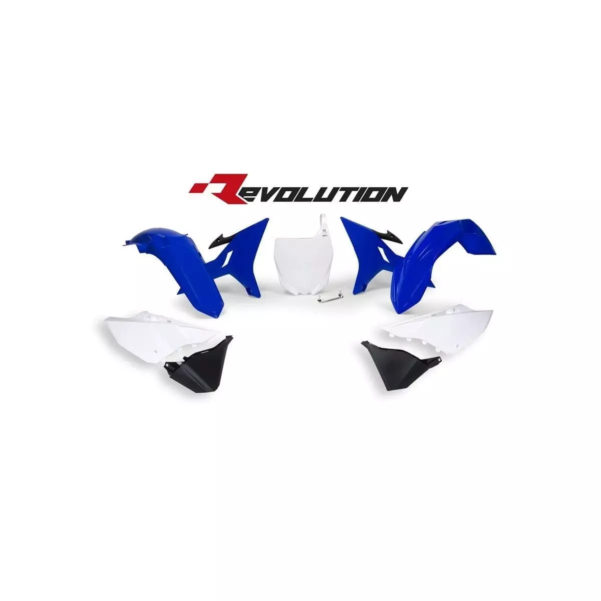 Kit Plastiques De Rechange Racetech Revolution Bleu Blanc Yamaha YZ125 250