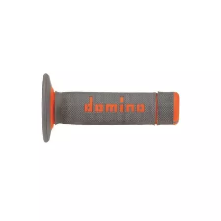 Poignées Domino A020 Bicolore Mx Semi Gaufré Gris Orange