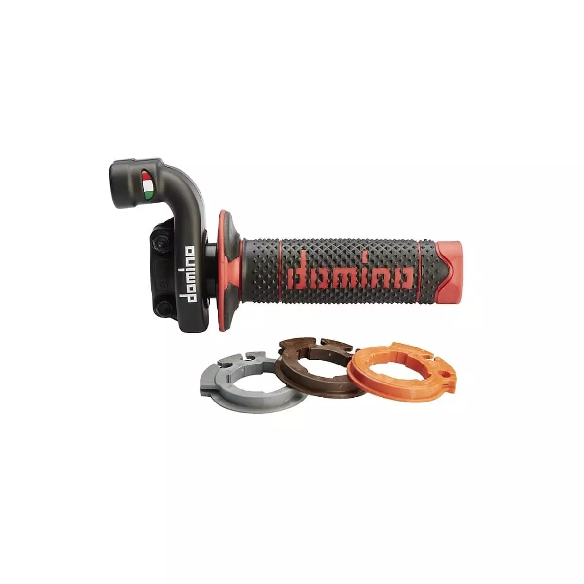 Poignée De Gaz Domino Krk Noir Rouge