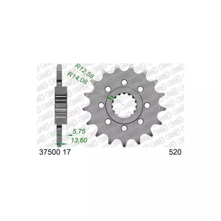 Pignon AFAM Acier Standard 37500-520