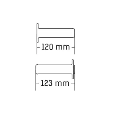 Poignées Domino Cross/Enduro Semi-Gauffré