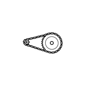 Kit Chaîne D.I.D./Pbr 525Vx3 17/43 Renforcée - Couronne Standard 3041808
